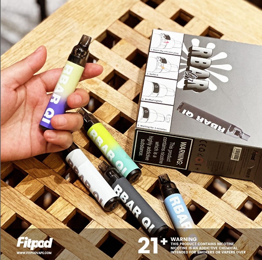 Fitpod RBAR Q1 一次性可重複注油主機 輕巧便攜 600mAh大電池:圖片 2