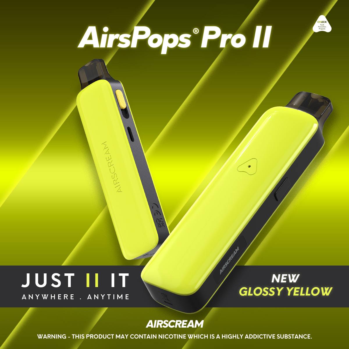 AIRSCREAM 英國品牌 氣泡二代 AirsPops Pro II 正版小煙主機套組