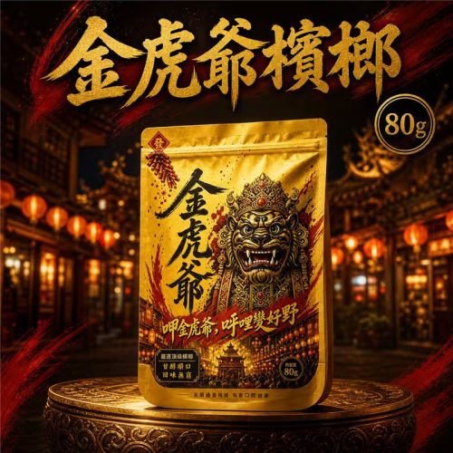 【金虎爺檳榔】金虎爺檳榔30顆/包 獨立密封隨身方便 台灣市場調味